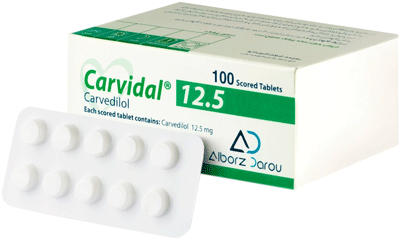 کارودیلول  12.5mg قرص خوراکی