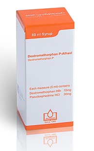 دکسترومتورفان/سودوافدرین  15mg/30mg/5mL,5mL شربت خوراکی