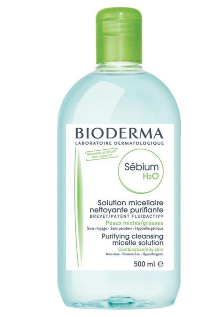 فراورده های پاک کننده آرایش از چشمها وصورت BIODERMA SEBIUM H2O ۵00 ML