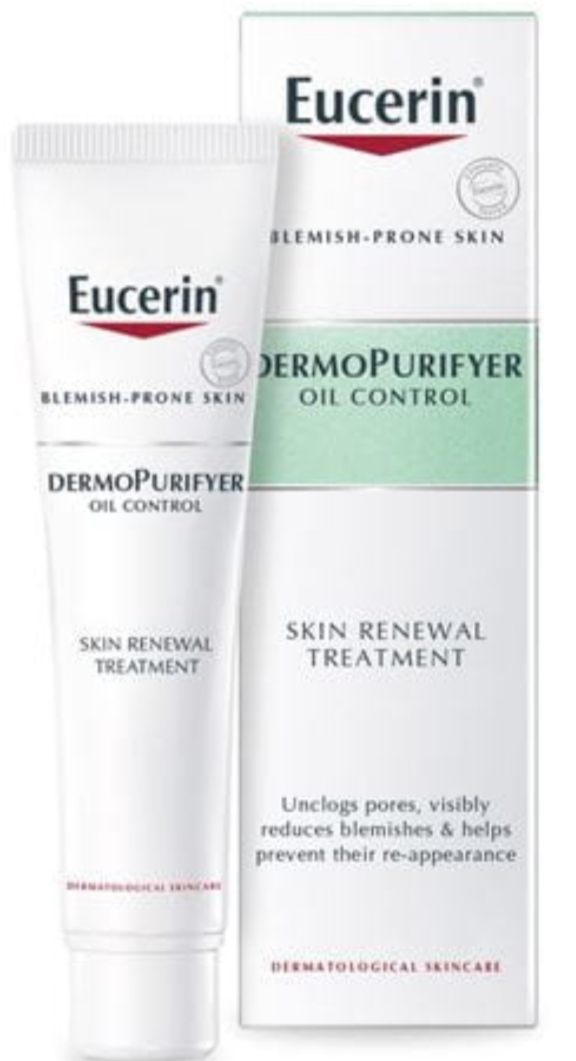 کرمها ، امولسیونها ، لوسیونها ، ژلها و روغنها برای پوست (دست ، صورت ، پا و...)EUCERIN DERMO PURIFYER OIL CONTROL SKIN RENEWAL TREATMENT