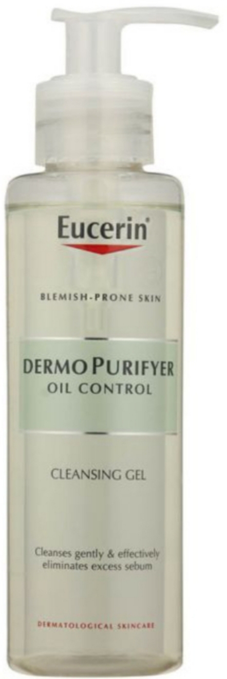 فراورده های پاک کننده آرایش از چشمها وصورت EUCERIN DERMOPURIFYER OIL CONTROL CLEANSING GEL